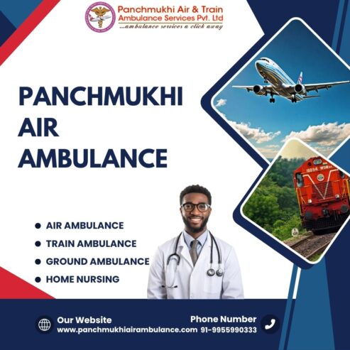 With Proper Care and Medical Facilities, Hire an Air Ambulance in Hyderabad by Panchmukhi