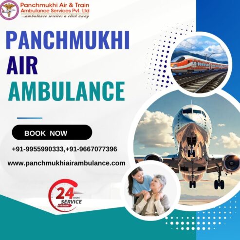 Hire Air Ambulance Service with Superb Medical Unit in Hyderabad by Panchmukhi