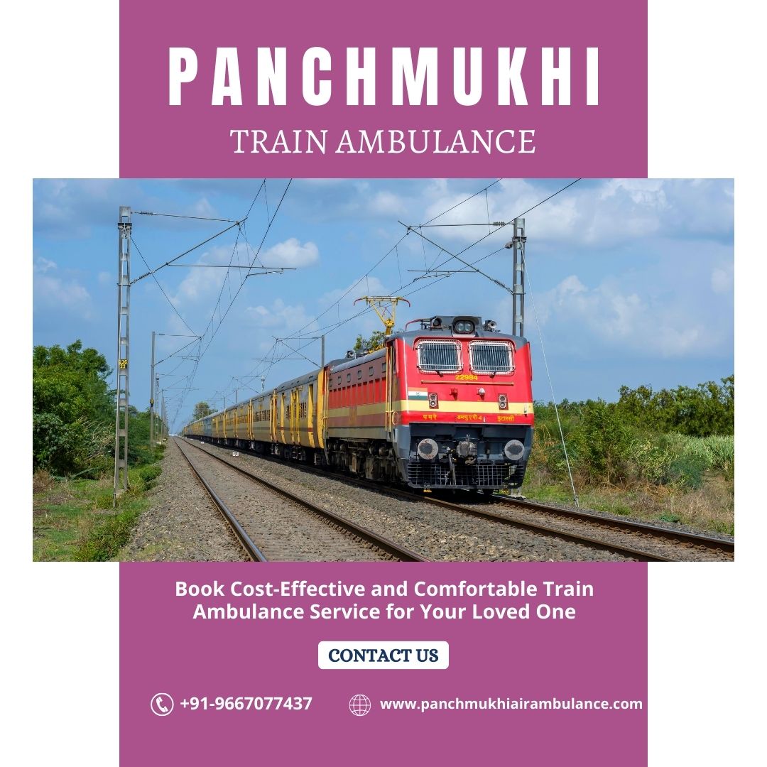 Train Ambulance from Kolkata with Superior Medical Accessories by Panchmukhi