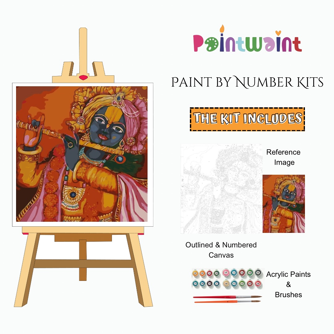 Paint by Numbers Kits for Adults India | Paintwaint