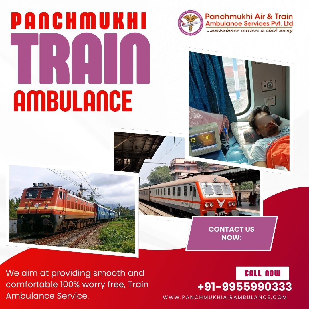 Utilize Train Ambulance in Guwahati with Superb Medical Attention