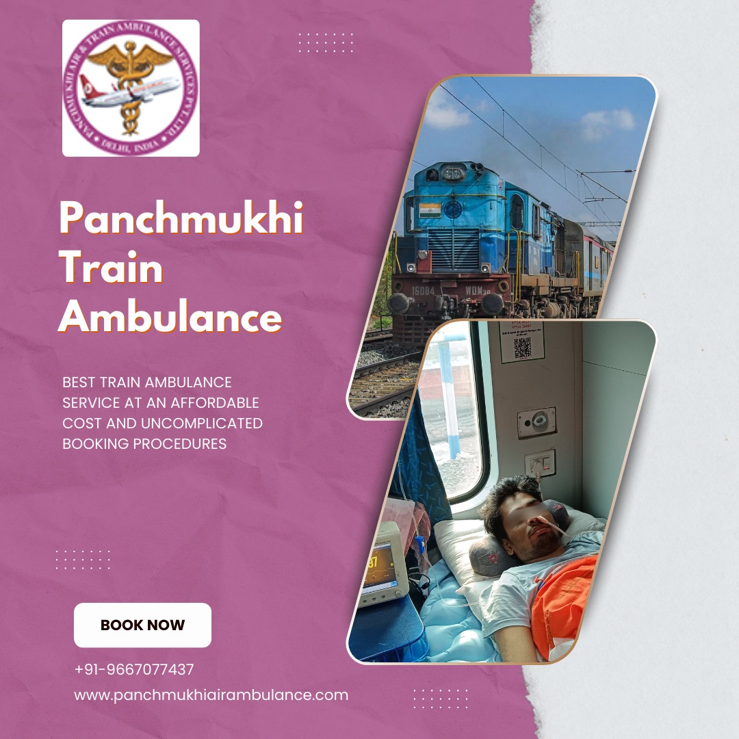 Train Ambulance from Varanasi with Fabulous Medical System