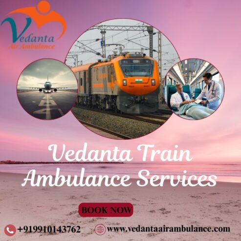 Advanced Medical Assistance Provided by Vedanta Train Ambulance Service in Jammu