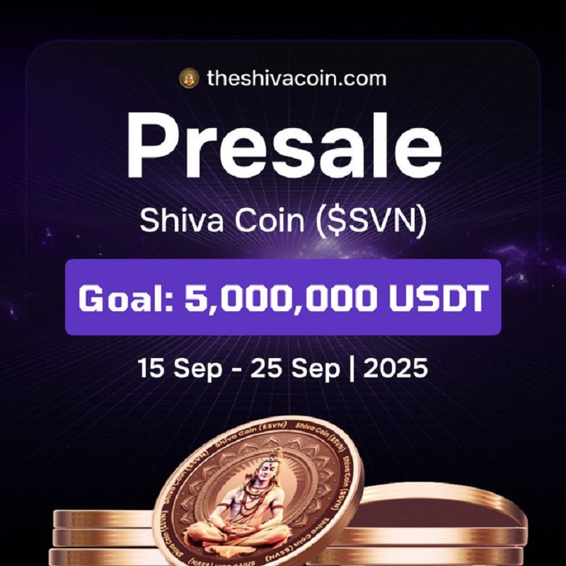 TheShivaCoin: Building Wealth with Purpose – Presale Begins Sept 15