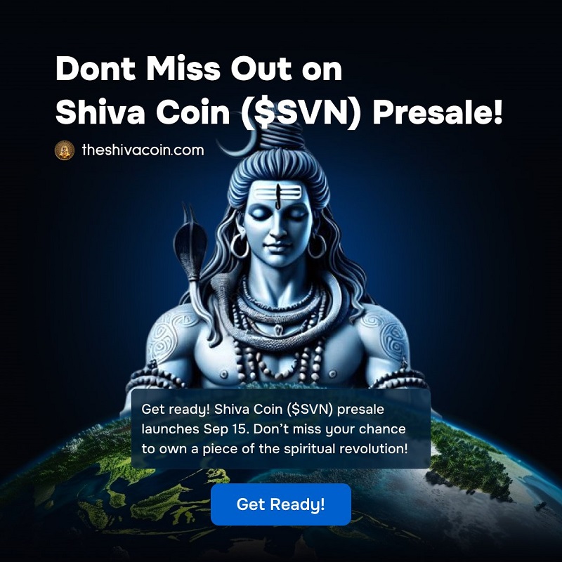 Exclusive Chance Awaits – Shiva Coin ($SVN) Presale Live Sept 15!