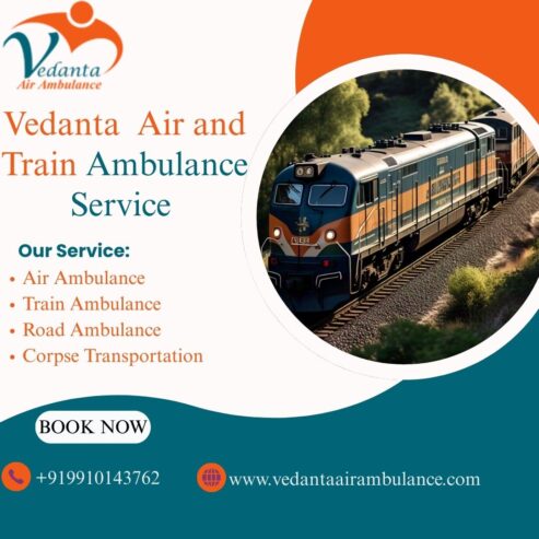 Vedanta ICU Train Ambulance in Jammu—Helps in Completing Medical Transfers Safely