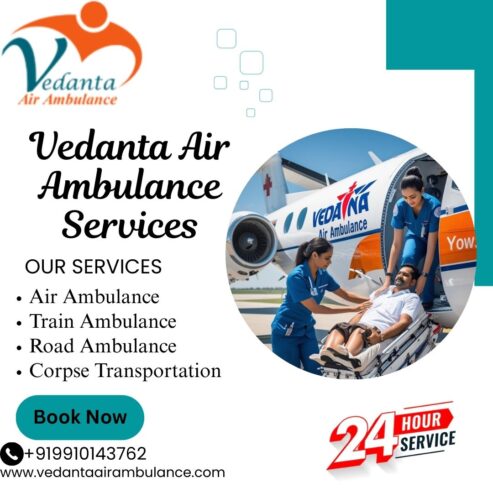 Vedanta Air Ambulance Service in Hyderabad – Reliable & Rapid Medical Transport