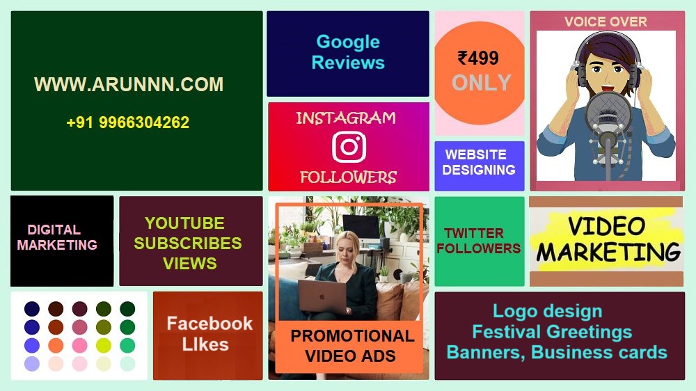 Arun – Web Designer – One Page Website Design 2499/- Only