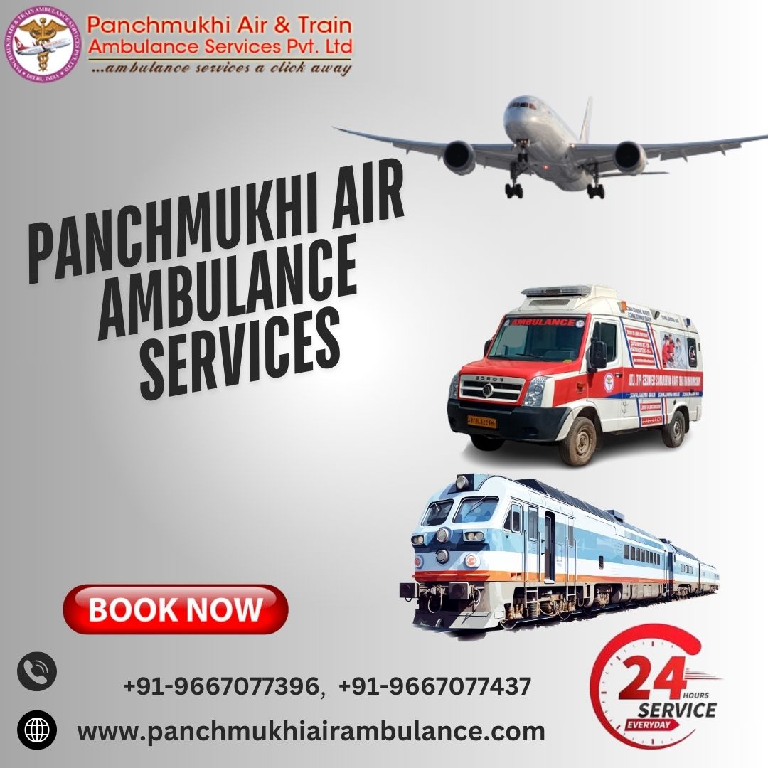 With a Dedicated Medical Squad, Hire Panchmukhi, a Top Air Ambulance in Patna