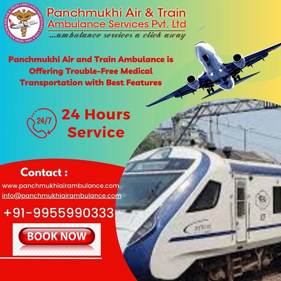 Hire Panchmukhi Train Ambulance Service in Varanasi with the Finest Healthcare Service