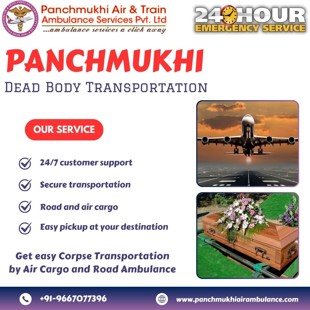 Panchmukhi Corpse Transportation Service in Patna—Availability of Dead Body Transport 24/7