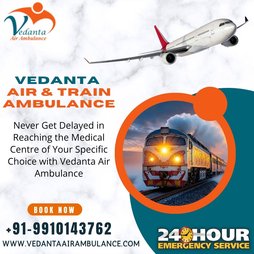 Vedanta Air Ambulance Services in Bangalore Ensures Smooth Transfer