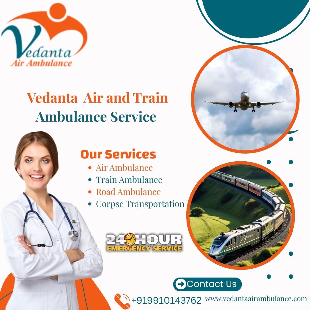 Transfer a Critical Patient with Vedanta Air Ambulance Service in Hyderabad