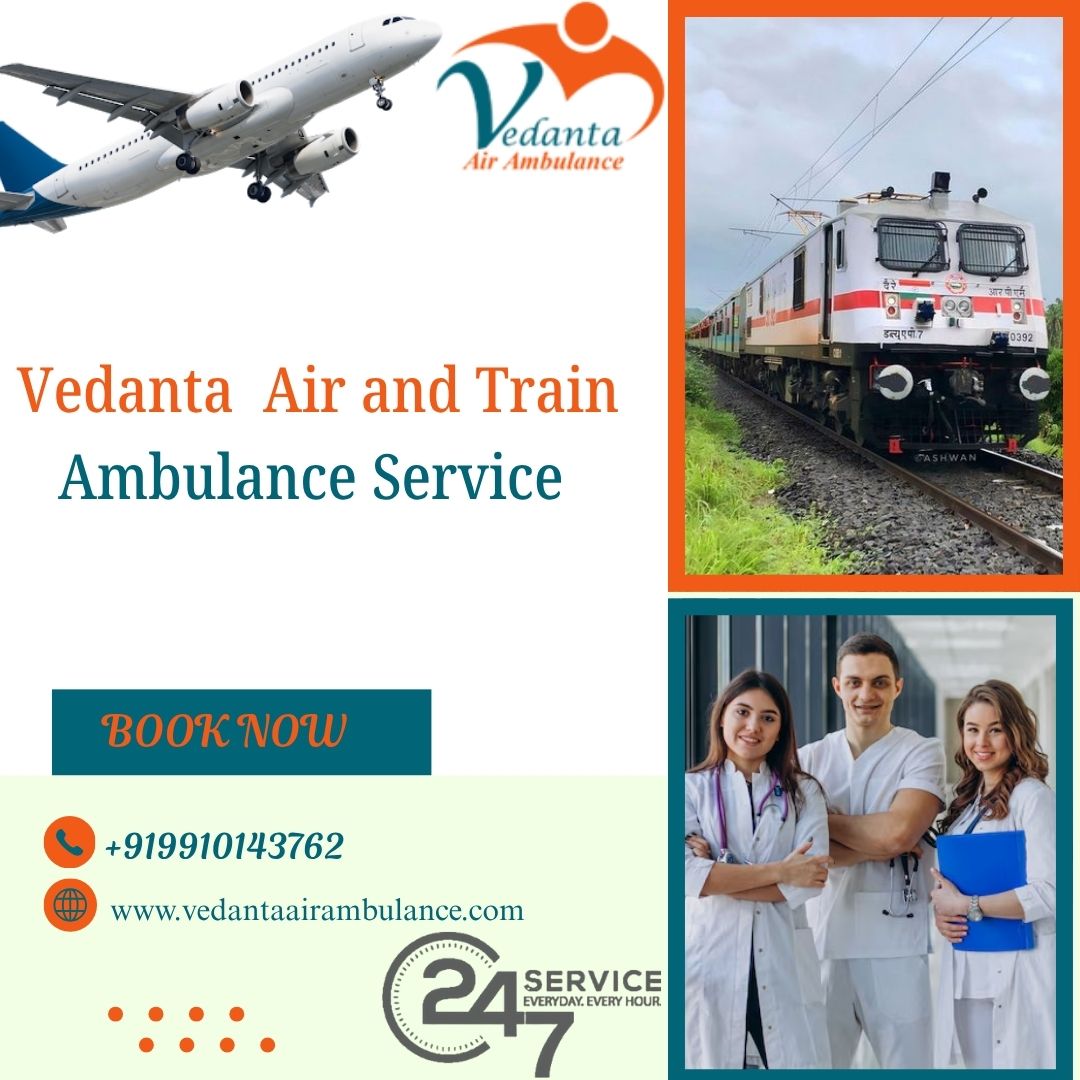 Vedanta Air Ambulance in Kolkata Keeps the Patient Stable during the Transfer