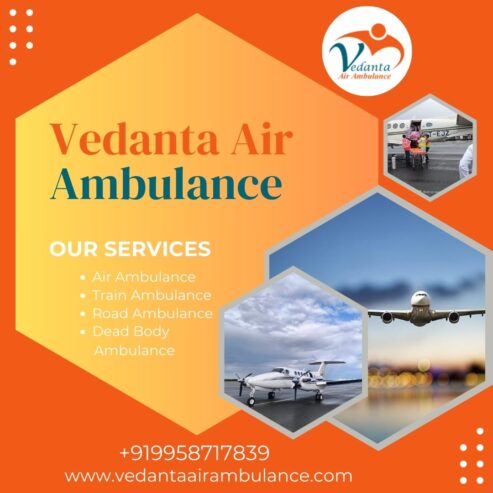 Vedanta Air Ambulance Service in Varanasi Provides High-Quality Care