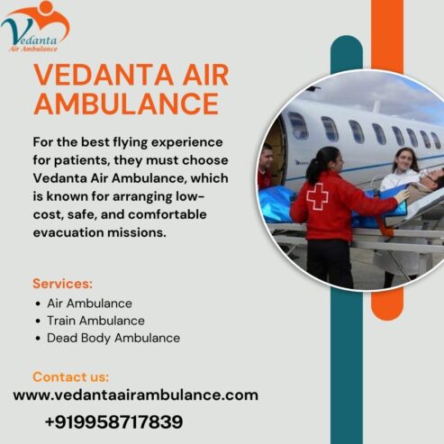 Vedanta Air Ambulance in Patna Allows Patients to Travel Comfortably