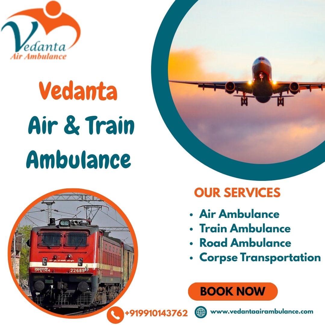 Vedanta Air Ambulance Service in Patna at Affordable Cost and Safety