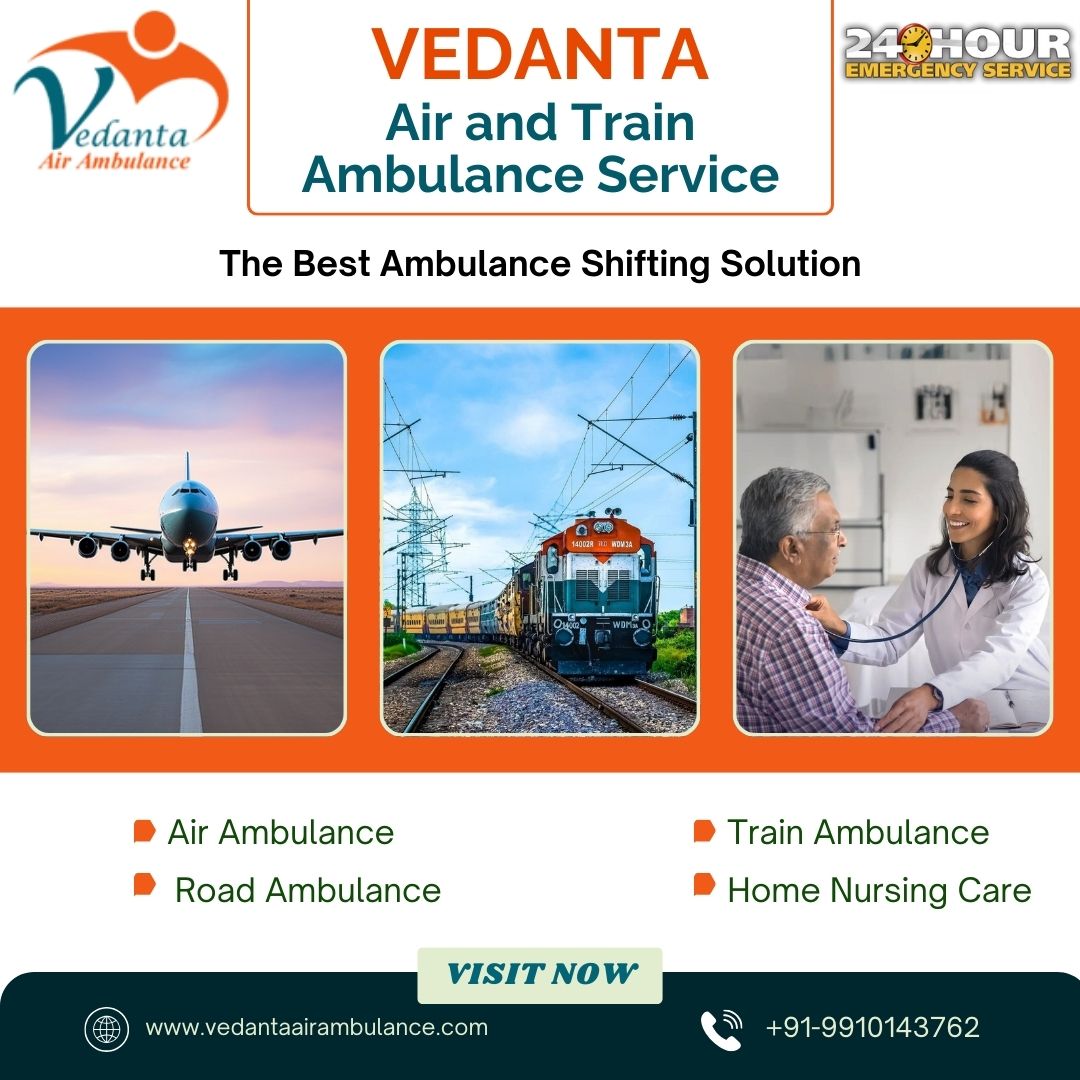 Vedanta Air Ambulance Services in Mumbai Monitors Patients’ Health Every Minute