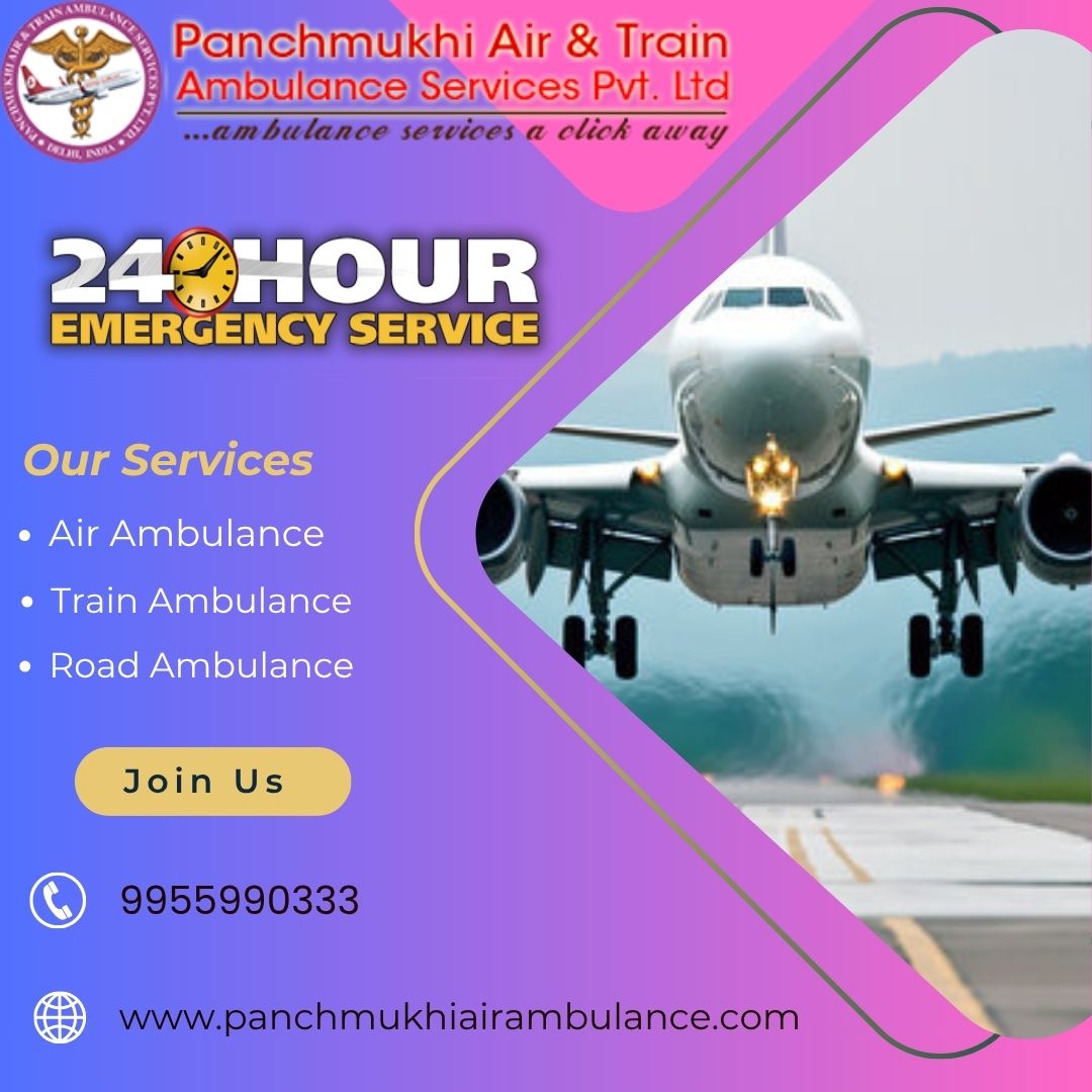 Hire Safe and Speedy Panchmukhi Air Ambulance from Jamshedpur