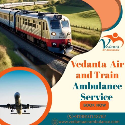 Get the Vedanta train ambulance service in Kochin for risk-free medical transportation