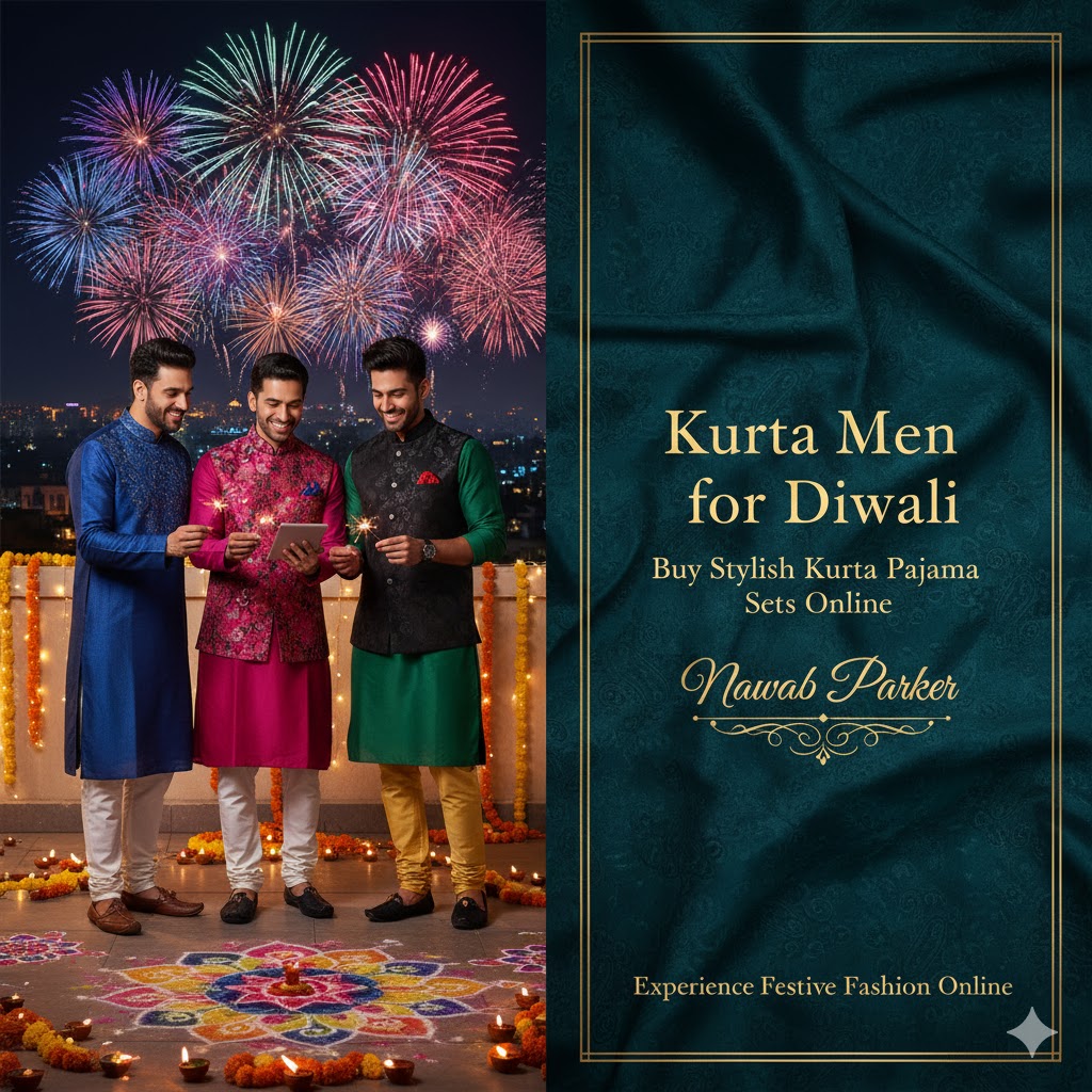 Kurta for Diwali – Buy Stylish Kurta Pajama Sets Online