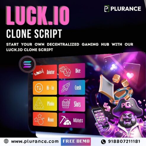 Empower Your Gaming Venture with Plurance’s Luck.Io Clone Script