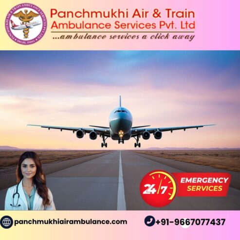 Just Use Panchmukhi Air Ambulance from Indore with Doctor Team