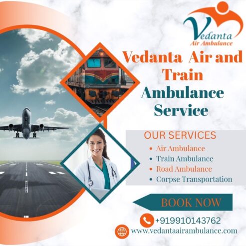 Vedanta Train Ambulance Service provides quick and safe transportation in Kerala