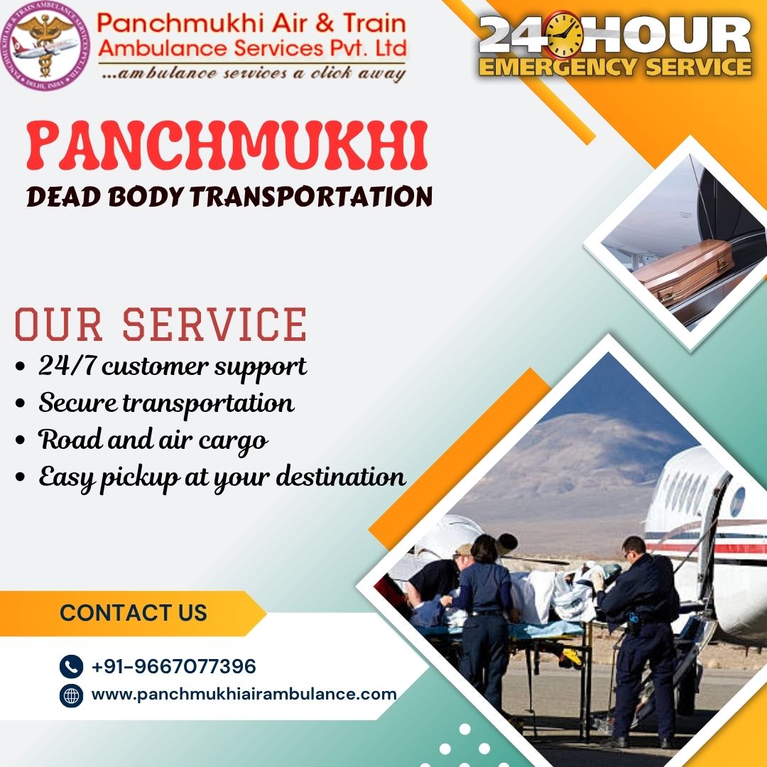 Panchmukhi body transportation service allows you to transport your dead body in Ranchi