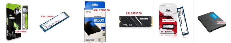 Brand new solid state drives p