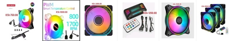 Brand new case fans 9