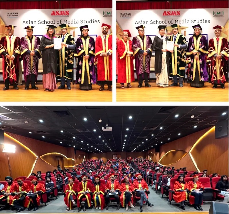 AAFT Hosts Third Convocation of 2025 for Post Graduate Diploma Students at Marwah Film City