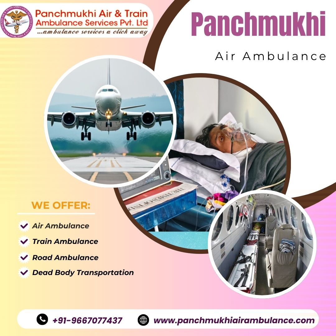 Ready for Patient Shifting by Panchmukhi Air Ambulance Patna