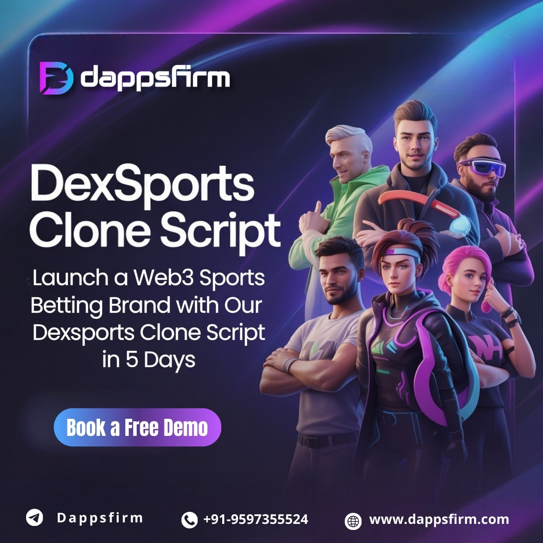 Web3 Sports Betting Stack Powered by Dexsports Clone Script