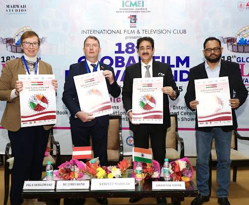 Indo–Latvia Film and Cultural Forum Launched with Grand Ceremony at 18th Global Film Festival Noida 2025
