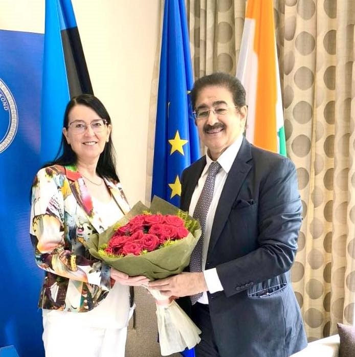 Sandeep Marwah Meets Ambassador of Estonia to Advance Art and Cultural Cooperation