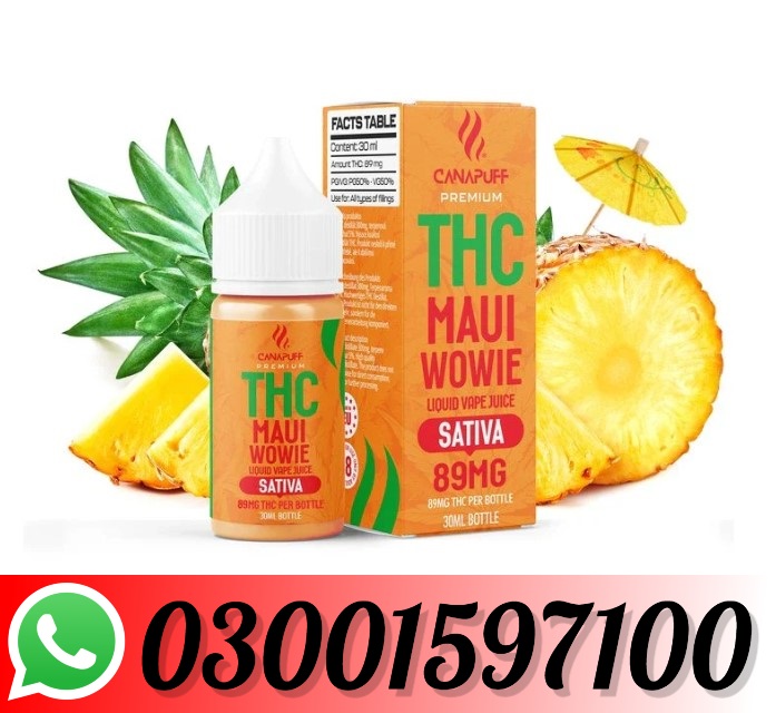 THC Liquid 89mg – Maui Wowie – 30ml In Lahore-03001597100