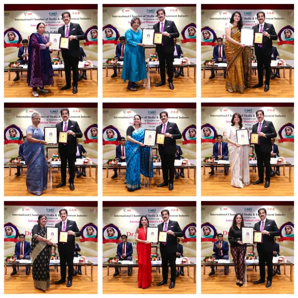 9th Dr. Sarojini Naidu International Award for Working Women Celebrated with Grandeur at Marwah Studios