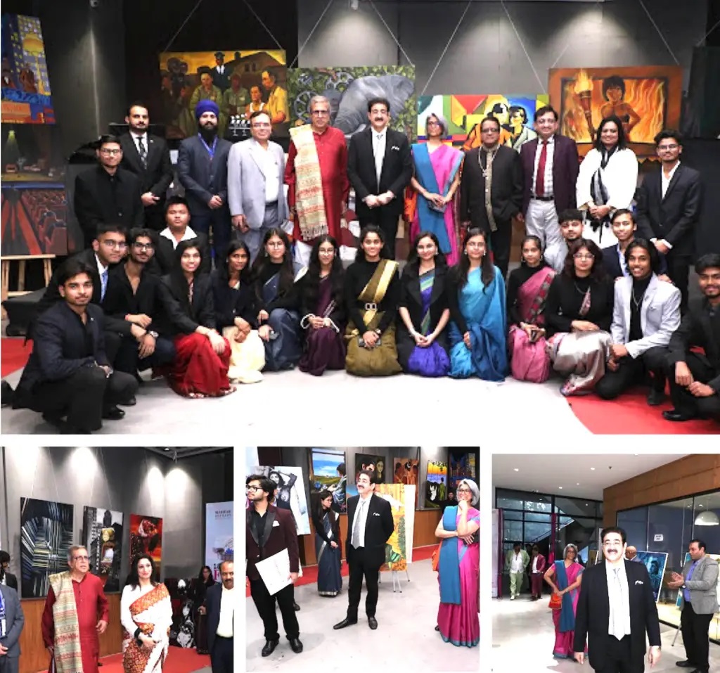 AAFT School of Fine Arts Presents Spectacular Cinema-Themed Painting Exhibition at 18th Global Film Festival Noida 2025