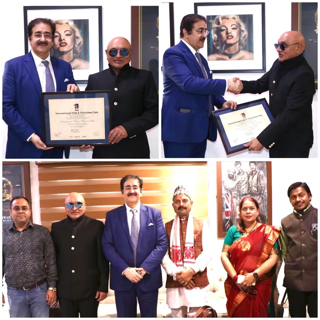 Belgium’s Renowned Writer, Actor & Presenter Kapil Kumar Visits Marwah Studios