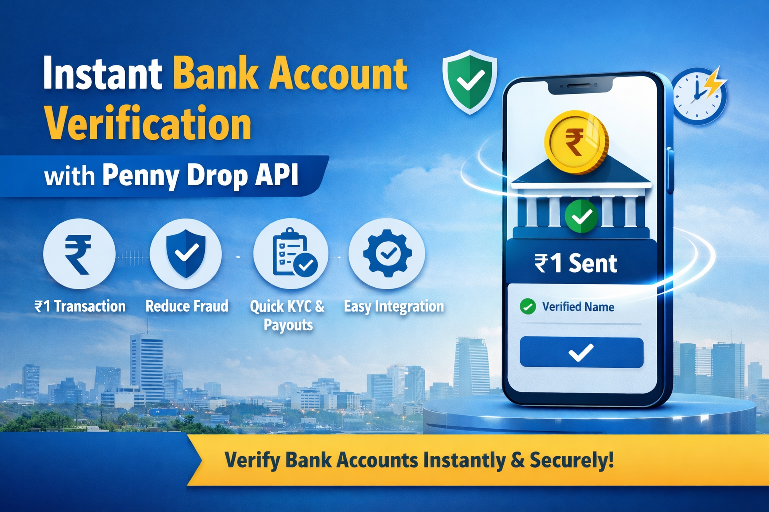 Reliable Bank Verification API for Payouts and KYC