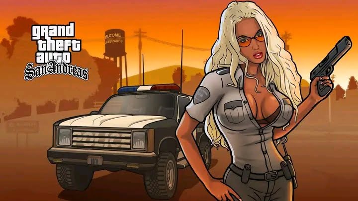 Grand Theft Auto SAN ANDREAS Laptop Desktop Computer Game.
