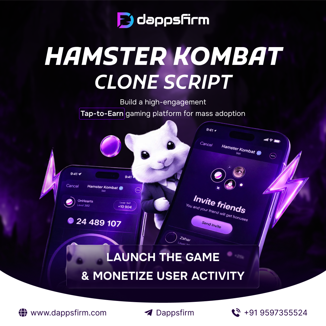 Capture Web3 gamers fast with Hamster Kombat Clone Script solution