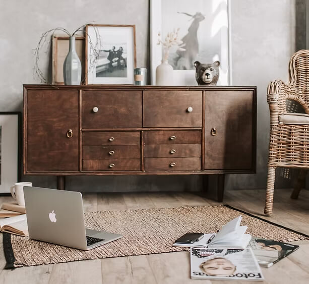 Wooden Modular Kitchen for Warm and Functional Homes