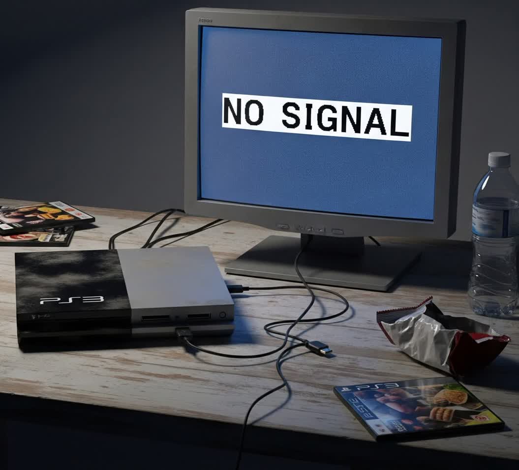 PlayStation 3 {PS3} that is failing to display on screen