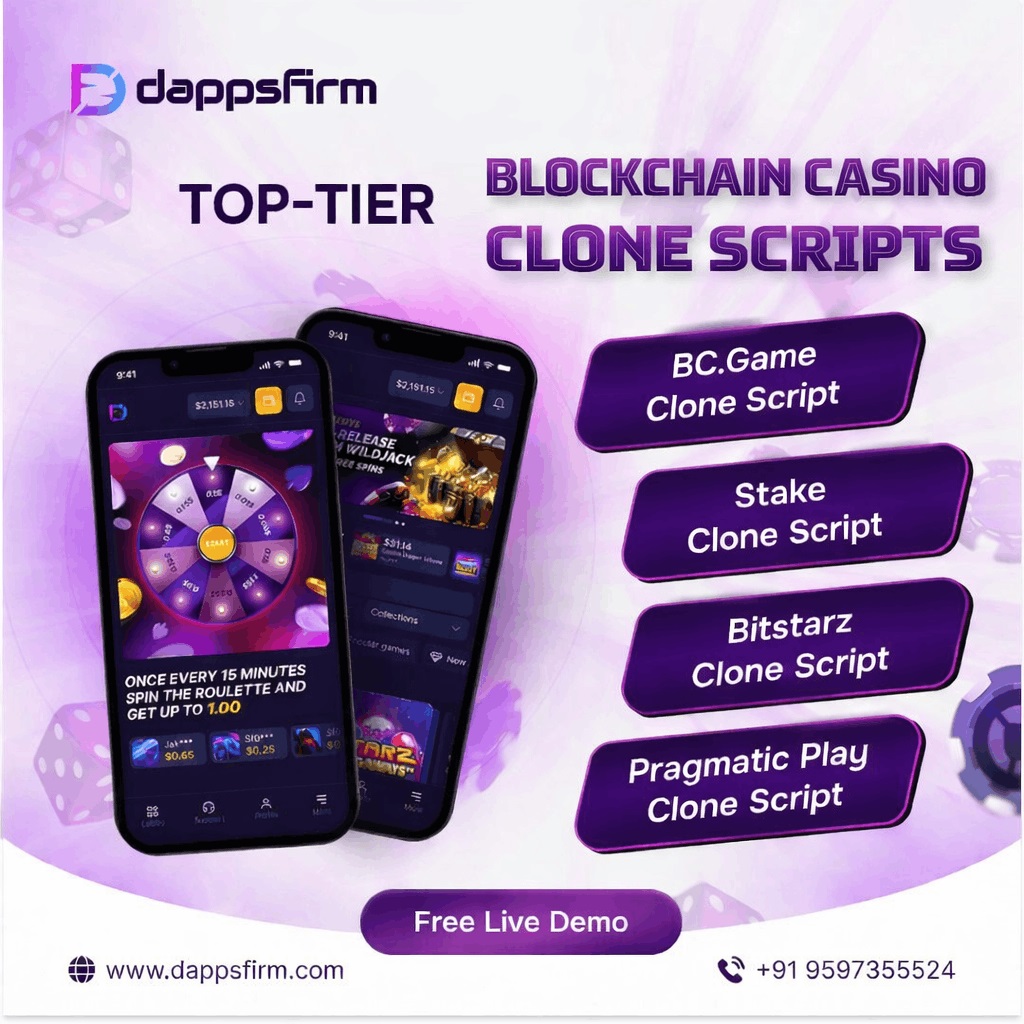 Blockchain Casino Clone Script Available With Free Demo for Startups
