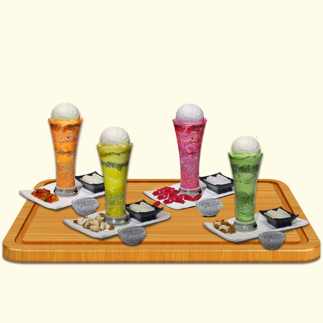 Instant falooda Fest Pre Mix -Combo Pack of 4 – Quick & Easy Dessert