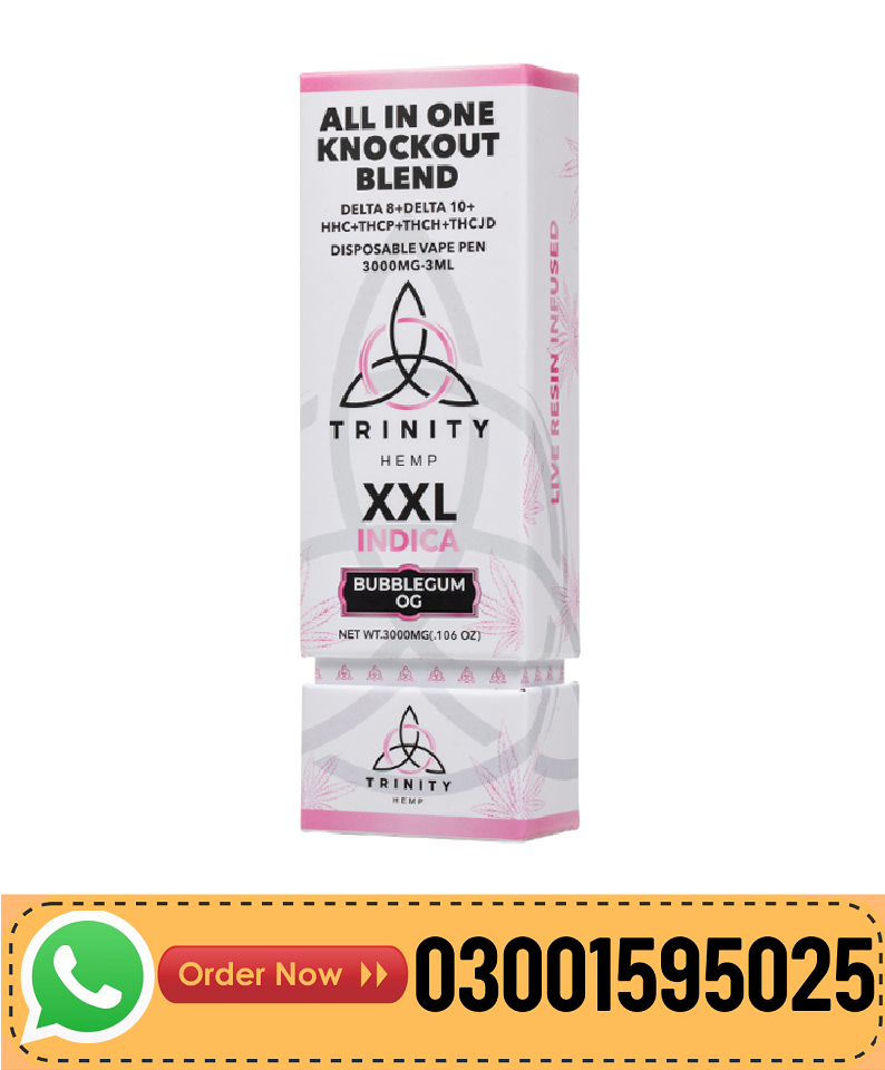 Trinity Hemp XXL Disposable 3G In Pakistan-03001595025