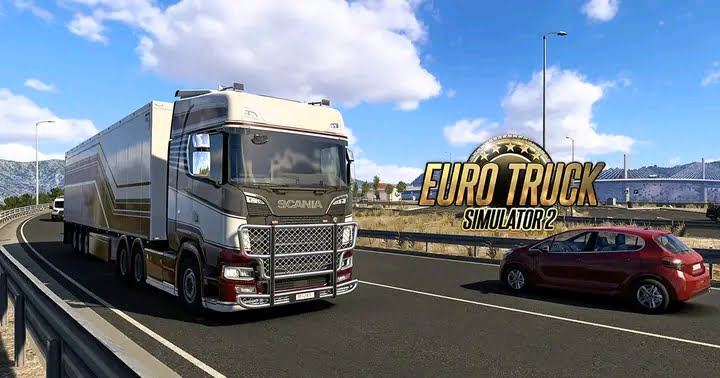 Euro Truck Simulator 2 v1.50 with DLC Laptop Desktop Computer Game.