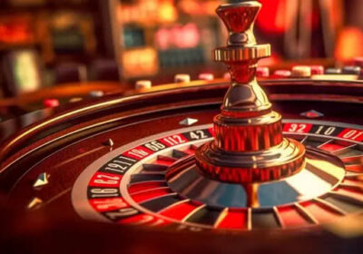 pngtree-illustrated-casino-banner-featuring-slot-machines-roulette-wheels-aces-and-coins-image_3851594